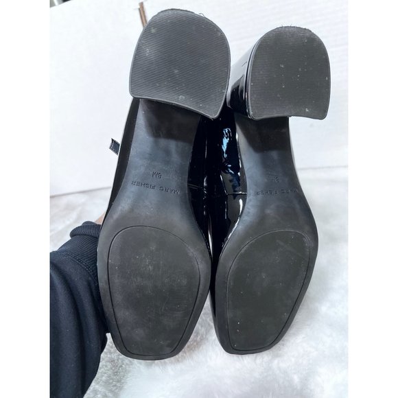 Marc Fisher Charin square toe black heel dress pumps women size 8 M - Picture 6 of 10